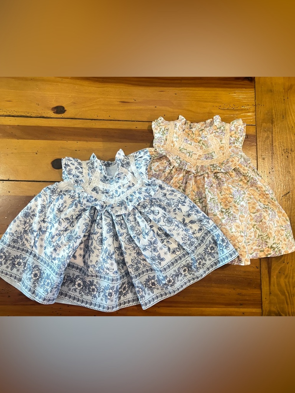 0-3M 2 Janie & Jack Little Garden Baby Dresses
